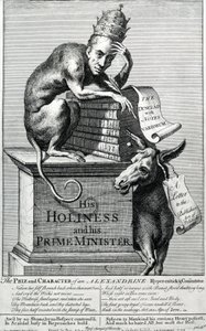Sua Santidade e Seu Primeiro Ministro, 1729 de English School