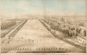 Sua Majestade revisando o Corpo de Voluntários reunidos em Hyde Park, em homenagem a ele Aniversário, 4 de junho de 1799