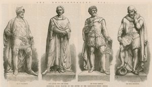 Estátuas de pedra históricas de English School