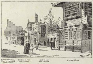 História das moradias humanas na exposição de Paris de English School