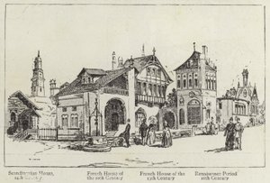 História das moradias humanas na exposição de Paris de English School
