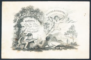 Hoare & Reeves, gravadores, cartão comercial de English School