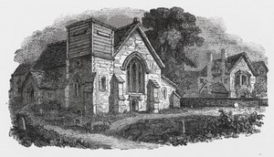Igreja de Hogston (gravura) de English School