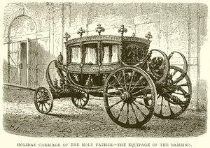 Transporte de Férias do Santo Padre - O Equipamento do Bambino de English School
