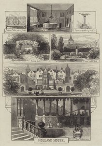 Holland House (gravura) de English School