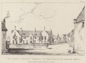 Holt School, anteriormente a residência da família Gresham de English School