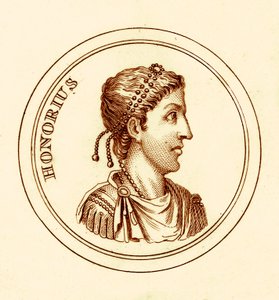 Honório, ilustração do dicionário histórico universal por George Crabb, publicado em 1825 (imagem digital melhorada) de English School