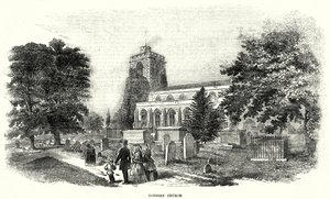 Igreja Hornsey (gravura) de English School