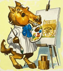 Artista de cavalo de English School