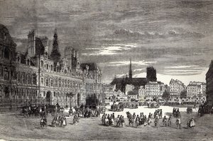 Hotel de Ville, Paris, 1847 de English School