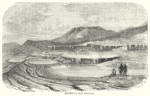 Hotwells, Nova Zelândia (gravura) de English School