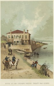 Casa em San Stefano, onde o tratado foi assinado de English School