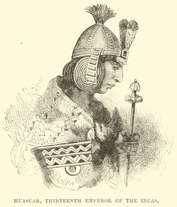 Huascar, décimo terceiro imperador dos Incas de English School
