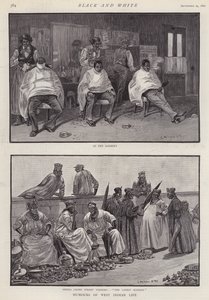Humores da vida das Índias Ocidentais (litho) de English School