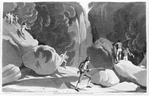 Bandidos de caça na Itália, a partir de três meses passados nas montanhas a leste de Roma em 1819 por Maria Graham (1785-1842) 1820 de English School