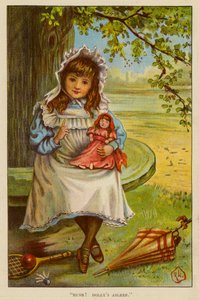 "Silêncio! Dolly está dormindo" (lito colorido) de English School