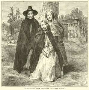Mulheres de Hydah das Ilhas da Rainha Charlotte de English School