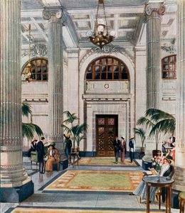 Salão Hipostilo do New Midland Adelphi Hotel, Liverpool de English School