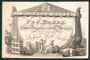 I & G Baker, negociantes de roupas de linho e merchanders de seda de English School