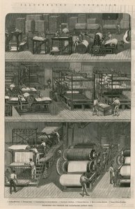 Jornalismo Ilustrado: Máquinas para imprimir as Notícias Ilustradas de Londres de English School