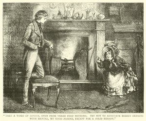 Ilustração para David Copperfield (gravura) de English School
