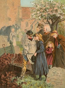 Ilustração para elegia de Gray de English School