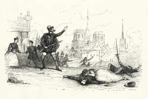 Ilustração para Les Huguenots de Giacomo Meyerbeer (gravura) de English School