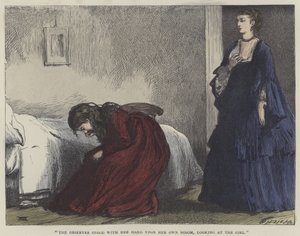 Ilustração para Little Dorrit (gravura colorida) de English School