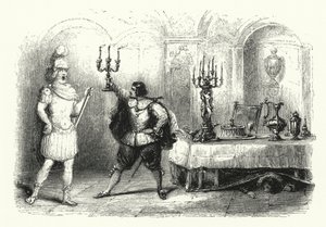 Ilustração para a ópera de Mozart Don Giovanni (gravura) de English School