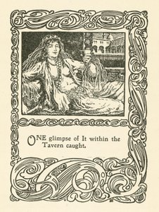 Ilustração para Rubaiyat de Omar Khayyam (litho) de English School