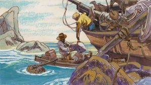 Ilustração para a família suíça Robinson de English School