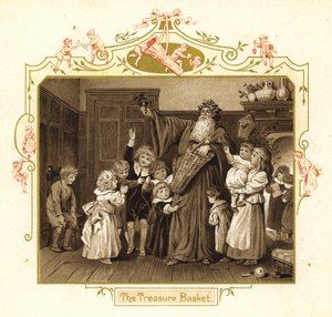 Ilustração para a vinda do pai Natal de English School