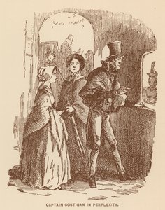 Ilustração para "The History of Pendennis" de Thackeray (litografia) de English School