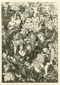 Ilustração para A História de Sir Thomas Thumb (gravura) de English School