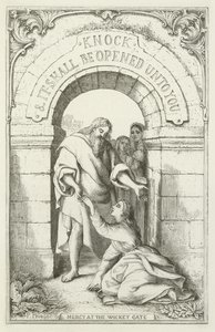 Ilustração para o progresso dos peregrinos por John Bunyan de English School