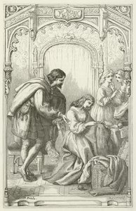 Ilustração para o progresso dos peregrinos por John Bunyan de English School