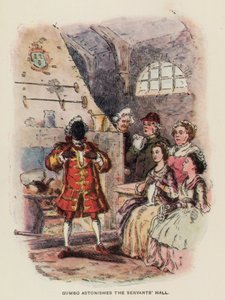 Ilustração para The Virginians de Thackeray (litografia) de English School