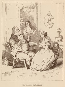 Ilustração para a Vanity Fair de Thackeray (litho) de English School