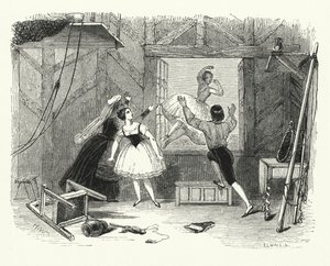 Ilustração para o Ballet, Ondine ou The Naiad (gravura) de English School