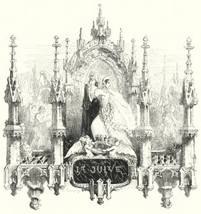 Ilustração para a ópera La Juive de Fromental Halevy (gravura) de English School