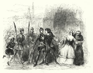 Ilustração para a ópera La Juive de Fromental Halevy (gravura) de English School