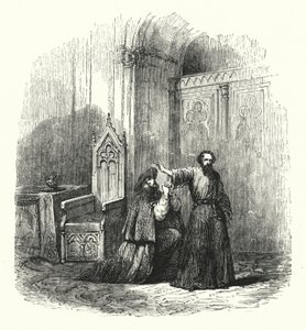 Ilustração para a ópera La Juive de Fromental Halevy (gravura) de English School