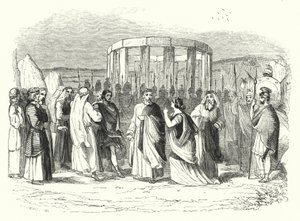 Ilustração para a ópera Norma, de Bellini (gravura) de English School