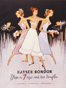 Ilustração do Catálogo de Kayser Bondor, c.1955 de English School