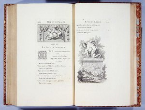 Cassius Severo, de Horace Flaci obras, impresso por John Pine 1733-7 de English School