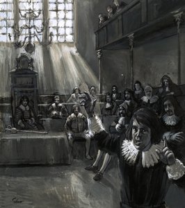 No Parlamento, Oliver Cromwell falou em favor dos &39;pobres coitados&39; com discursos diretos e diretos de English School