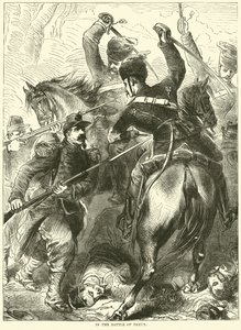 Na Batalha de Dreux, novembro de 1870 de English School