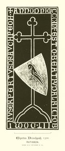 Laje incisada (gravura) de English School
