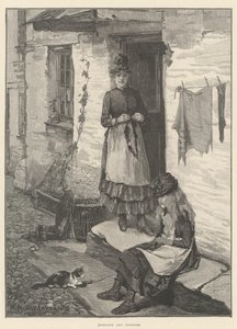 Indústria e Ociosidade (gravura) de English School