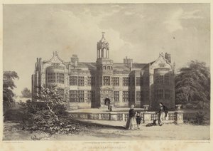 Ingestrie, Staffordshire (gravura) de English School